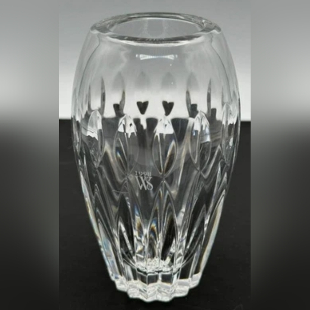 VINTAGE Waterford Lismore 1998 Society Posy Crystal Vase